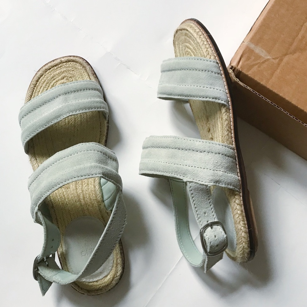 MANGO leather sandals